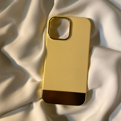 Луксозен моден галваничен златен 3-в-1 калъф за телефон Мек силикон за iPhone 14 13 12 11 Pro Max XS XR 8 7 Plus Colorful Funda