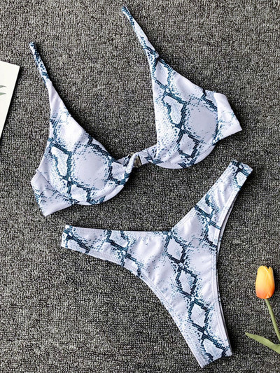 Sexy Neon V-bar Underwired Bikini 2023 Γυναικείο μαγιό με ραβδώσεις Γυναικεία στρινγκ μαγιό Σετ μπικίνι δύο τεμαχίων Push up Μαγιό