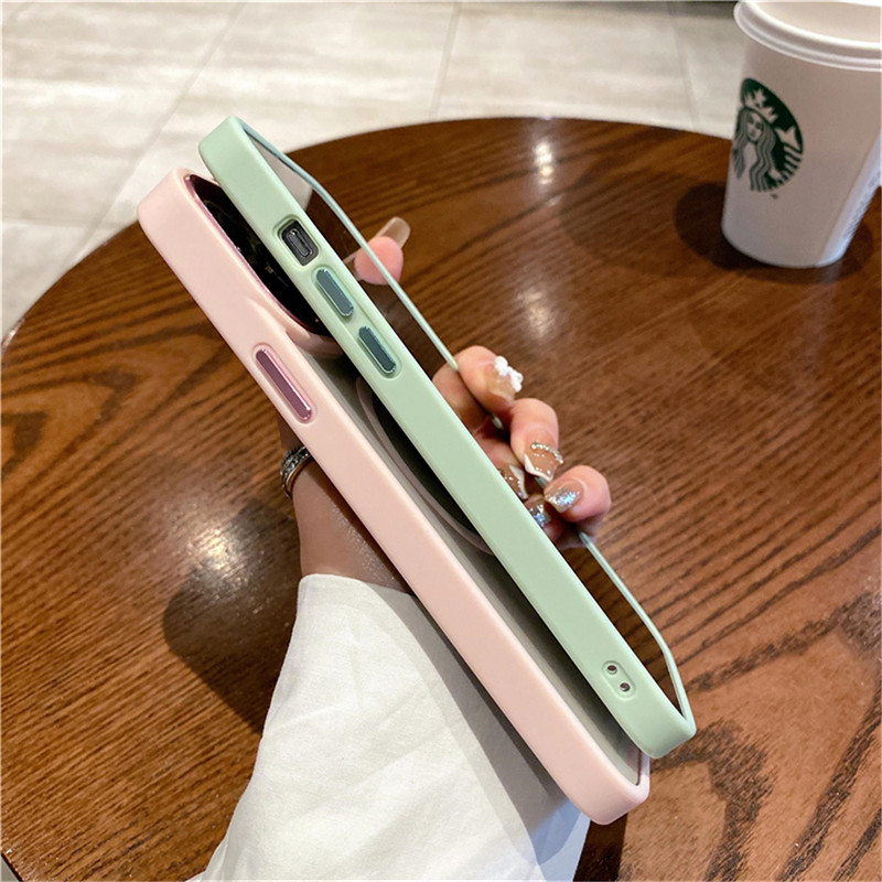 Γνήσιο διαφανές μαγνητικό κέλυφος για iPhone 12 13 Pro MAX Soft Silicone Bumper For Magsafe Wireless Charging Anti-knock κάλυμμα