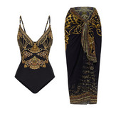 Moteriškas retro stiliaus maudymosi kostiumėlis, šventinis paplūdimio drabužis, spausdinta paplūdimio suknelė dizainerio maudymosi kostiumėlis vasaros banglenčių sportui