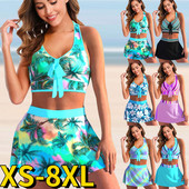 Novi seksi dvodijelni kupaći kostim Tankini kupaći kostim za 2022. Ženski ljetni monokini kupaći kostim Široka suknja za kupanje, ženski kupaći kostim visokog struka