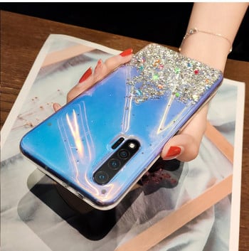 Θήκη Bling Glitter για Huawei P30 P20 Lite Y6 Y7 Y9 Prime 2019 Nova 3i 5 5i 6 Honor 10 20 Pro P Smart Plus Z Soft Silicone Cover