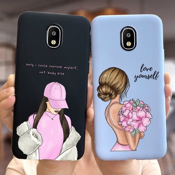 За Samsung Galaxy J3 J5 J7 Pro 2017 Калъф Pretty Girls Cover Меки силиконови калъфи за телефони за Samsung J330F J530FJ730F Cover Bumper