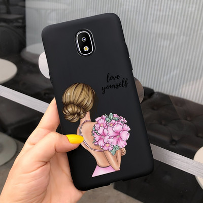 За Samsung Galaxy J3 J5 J7 Pro 2017 Калъф Pretty Girls Cover Меки силиконови калъфи за телефони за Samsung J330F J530FJ730F Cover Bumper