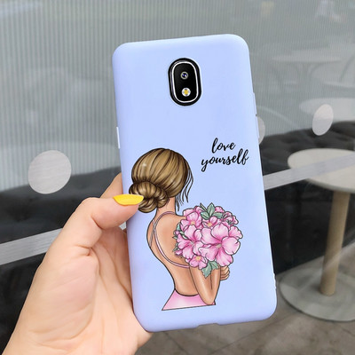 За Samsung Galaxy J3 J5 J7 Pro 2017 Калъф Pretty Girls Cover Меки силиконови калъфи за телефони за Samsung J330F J530FJ730F Cover Bumper