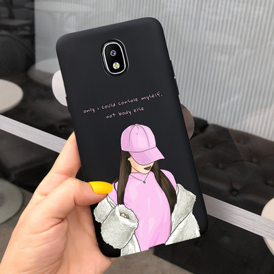 За Samsung Galaxy J3 J5 J7 Pro 2017 Калъф Pretty Girls Cover Меки силиконови калъфи за телефони за Samsung J330F J530FJ730F Cover Bumper