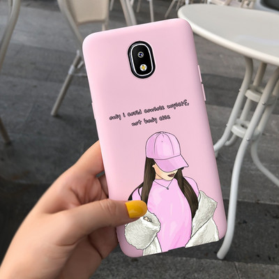 За Samsung Galaxy J3 J5 J7 Pro 2017 Калъф Pretty Girls Cover Меки силиконови калъфи за телефони за Samsung J330F J530FJ730F Cover Bumper