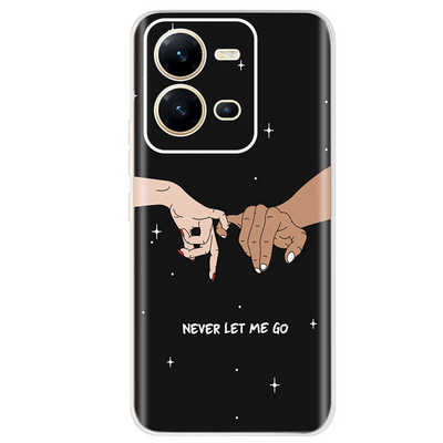 Για Vivo V25 Case 2022 Cute Cat Cartoon Painted Cover Βαμμένο από σιλικόνη μαλακό TPU Fundas Θήκη τηλεφώνου για Vivo V25 V 25 Vivo V25e Πίσω κάλυμμα