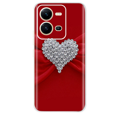 Για Vivo V25 Case 2022 Cute Cat Cartoon Painted Cover Βαμμένο από σιλικόνη μαλακό TPU Fundas Θήκη τηλεφώνου για Vivo V25 V 25 Vivo V25e Πίσω κάλυμμα