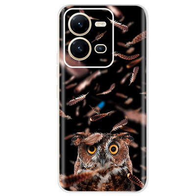 Για Vivo V25 Case 2022 Cute Cat Cartoon Painted Cover Βαμμένο από σιλικόνη μαλακό TPU Fundas Θήκη τηλεφώνου για Vivo V25 V 25 Vivo V25e Πίσω κάλυμμα