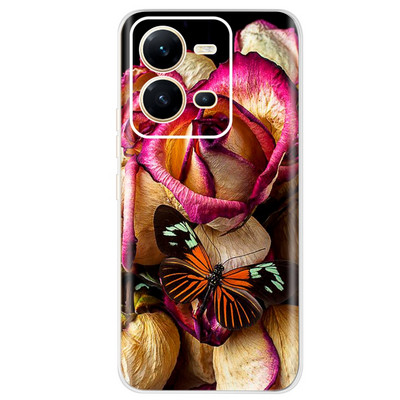 Για Vivo V25 Case 2022 Cute Cat Cartoon Painted Cover Βαμμένο από σιλικόνη μαλακό TPU Fundas Θήκη τηλεφώνου για Vivo V25 V 25 Vivo V25e Πίσω κάλυμμα