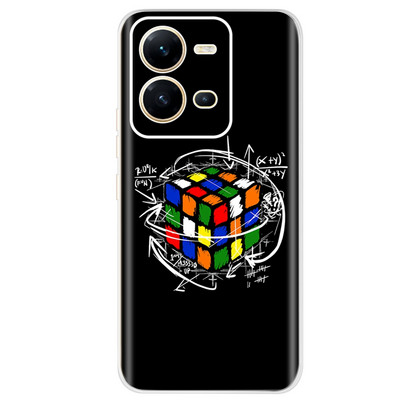 Για Vivo V25 Case 2022 Cute Cat Cartoon Painted Cover Βαμμένο από σιλικόνη μαλακό TPU Fundas Θήκη τηλεφώνου για Vivo V25 V 25 Vivo V25e Πίσω κάλυμμα