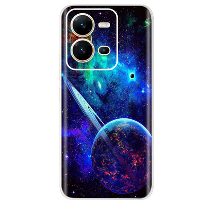 Για Vivo V25 Case 2022 Cute Cat Cartoon Painted Cover Βαμμένο από σιλικόνη μαλακό TPU Fundas Θήκη τηλεφώνου για Vivo V25 V 25 Vivo V25e Πίσω κάλυμμα