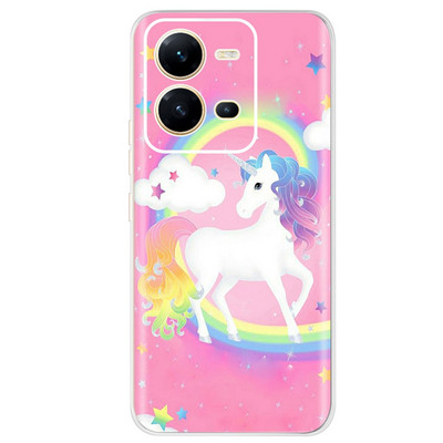 Για Vivo V25 Case 2022 Cute Cat Cartoon Painted Cover Βαμμένο από σιλικόνη μαλακό TPU Fundas Θήκη τηλεφώνου για Vivo V25 V 25 Vivo V25e Πίσω κάλυμμα