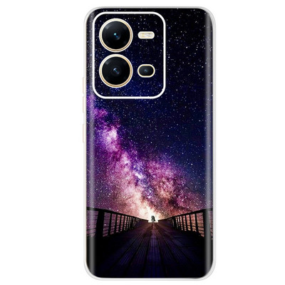 Για Vivo V25 Case 2022 Cute Cat Cartoon Painted Cover Βαμμένο από σιλικόνη μαλακό TPU Fundas Θήκη τηλεφώνου για Vivo V25 V 25 Vivo V25e Πίσω κάλυμμα