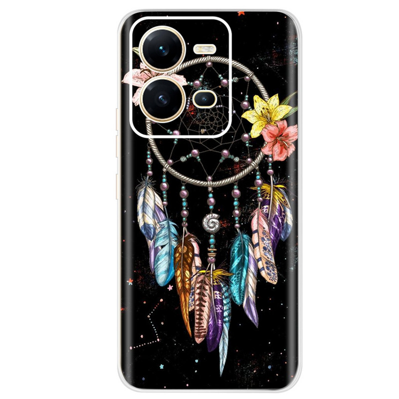 Για Vivo V25 Case 2022 Cute Cat Cartoon Painted Cover Βαμμένο από σιλικόνη μαλακό TPU Fundas Θήκη τηλεφώνου για Vivo V25 V 25 Vivo V25e Πίσω κάλυμμα