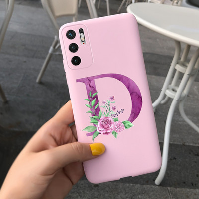 Сладко покритие с букви за калъф Xiaomi Redmi Note 10 5G Силиконов мек калъф Shockoroof Fundas за калъфи за телефони Xiaomi Redmi Note10 5G
