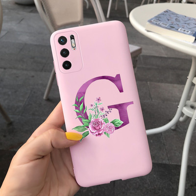 Сладко покритие с букви за калъф Xiaomi Redmi Note 10 5G Силиконов мек калъф Shockoroof Fundas за калъфи за телефони Xiaomi Redmi Note10 5G