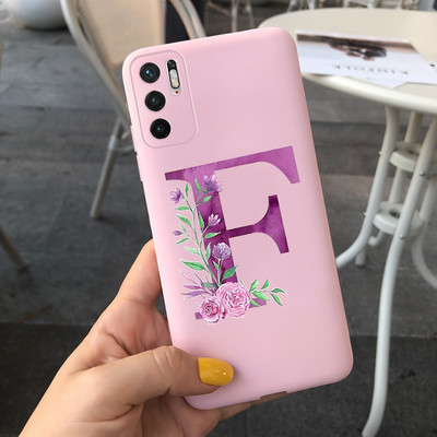 Сладко покритие с букви за калъф Xiaomi Redmi Note 10 5G Силиконов мек калъф Shockoroof Fundas за калъфи за телефони Xiaomi Redmi Note10 5G
