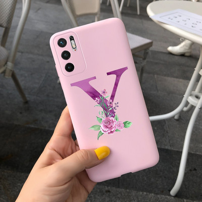 Сладко покритие с букви за калъф Xiaomi Redmi Note 10 5G Силиконов мек калъф Shockoroof Fundas за калъфи за телефони Xiaomi Redmi Note10 5G