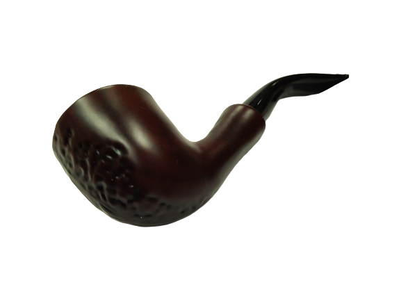 Лула, За тютюн,  Дърво/Пластмаса, Без филтър