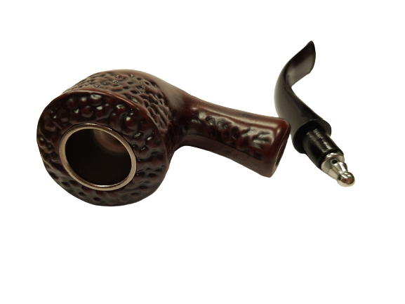 Лула, За тютюн,  Дърво/Пластмаса, Без филтър