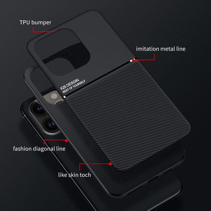 Mágneses bőr tok iPhone 14 13 12 11 Pro Max Mini XS X XR 8 7 Plus SE 2020 készülékhez, beépített fémlemez borítást támogató autós tartó