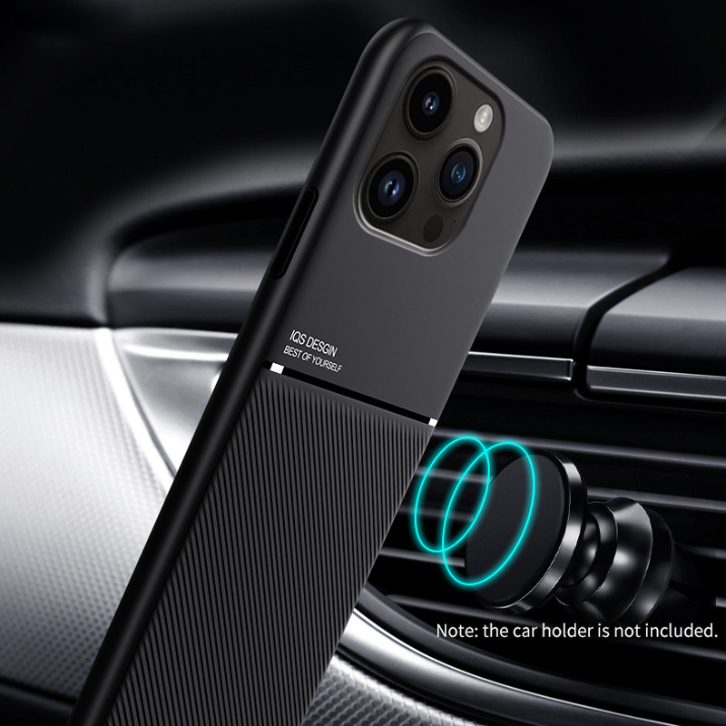 Mágneses bőr tok iPhone 14 13 12 11 Pro Max Mini XS X XR 8 7 Plus SE 2020 készülékhez, beépített fémlemez borítást támogató autós tartó