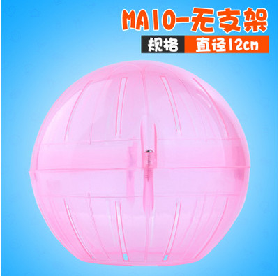 Mini plastični šaljivi hrčak, igračka za trčanje, tihi rotirajući kotač za trčanje, činčila, ljubimac, gerbil, sportska lopta za vježbu za male životinje