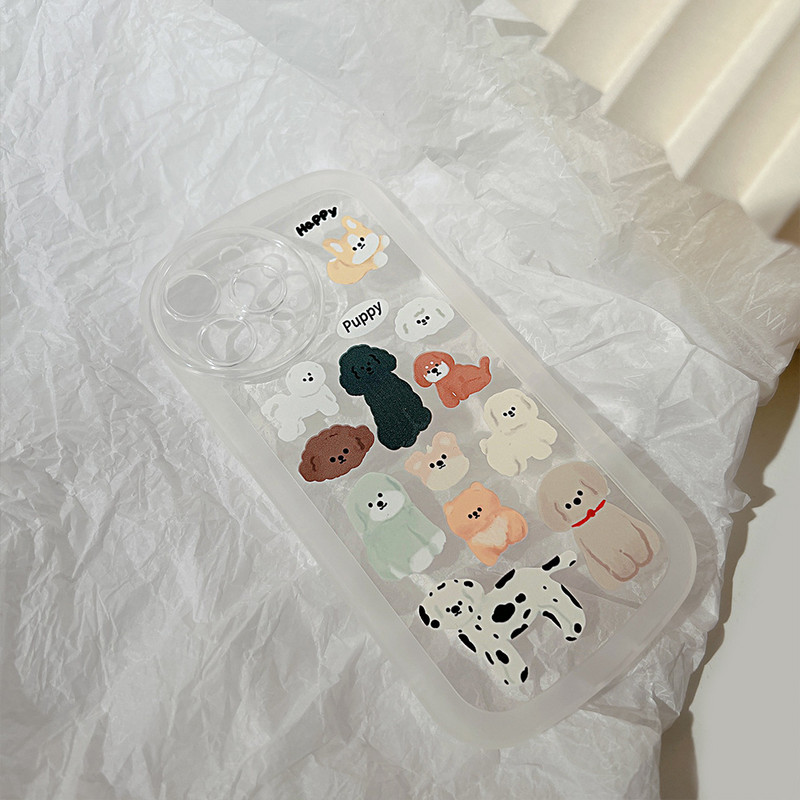 Θήκη τηλεφώνου για iPhone 14 13 11 12 Pro Max Xr Xs 7 8 Plus Fashion Cartoon Funny Cute Animal Clear Silicone Protection Back cover