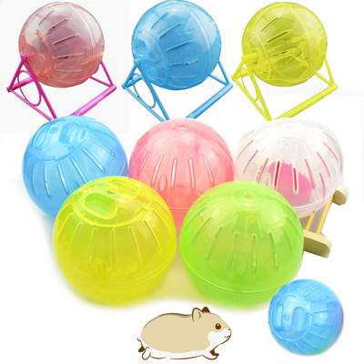 Plastikust välistingimustes kasutatavad pallid jahvatusrott Väikesed lemmikloomad närilised Hiired Jooksupallimänguasi Hamster Gerbil Rot Treeningpallid Mänguasjad