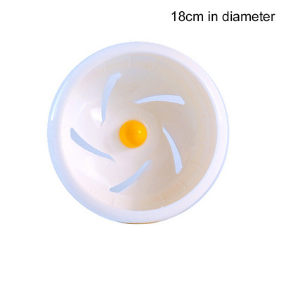 Креативно колело за хамстер Безшумно въртящо се колело за джогинг Колело за упражнения Дребни животни Консумативи за упражнения PP Пластмасови аксесоари за домашни любимци