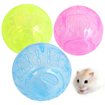 Τρωκτικά ποντίκια κατοικίδιων ζώων 19 εκ. Μπάλα για τζόκινγκ Gerbil Rat Πλαστικά παιχνίδια γυμναστικής Φορητά Αξεσουάρ για μπάλες τρεξίματος με συμπαγή χάμστερ