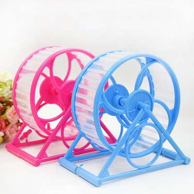 1Pcs Hamster Toy Pet Exercise Toys Sports Wheel Silent Pet Cage Toy for Small Animal Hamster Jogging Rat Running