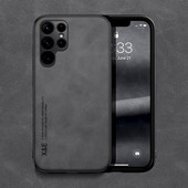 Kožna Magnetna Torbica Za Samsung Galaxy S23 S22 Ultra S21 S20 FE S10 S9 Plus A53 A52 5G A50 Note 20 10 9 Poklopac Sa Metalnom Pločicom