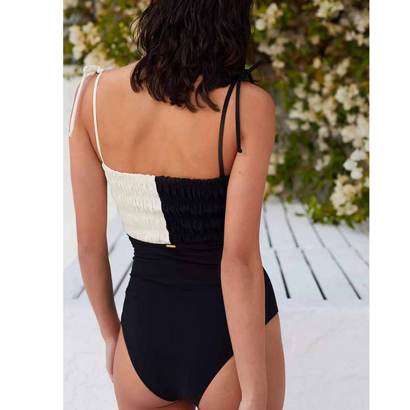 Modni jednodijelni kupaći kostim s pločom Ženski kupaći kostim Push Up Ljetna odjeća za plažu Biquini Biquini odjeća za surfanje bez leđa Plus veličina