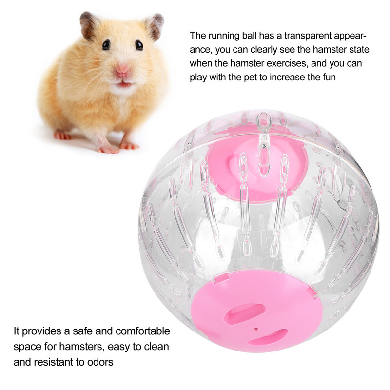 33 CM permatomas žiurkėno bėgimo kamuoliuko žaislas šinšilos didelis pratimas Žaidimas kamuoliukais Bėgiojimo žaislas žiurkėno žaidimas / mankšta