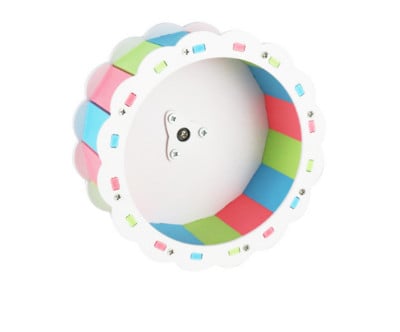 Колела за упражнения за хамстери - тихи въртящи се колела за хамстер със стойка за таралежи, гербили, мишки или други малки животни