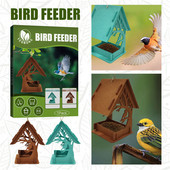 1kom Hranilica za ptice otporna na kišu u obliku kućice za sjenčanje Viseća hranilica za smuđ za ptice za vanjsko dvorište DIY Crafts Proizvodi za kućne ljubimce U2