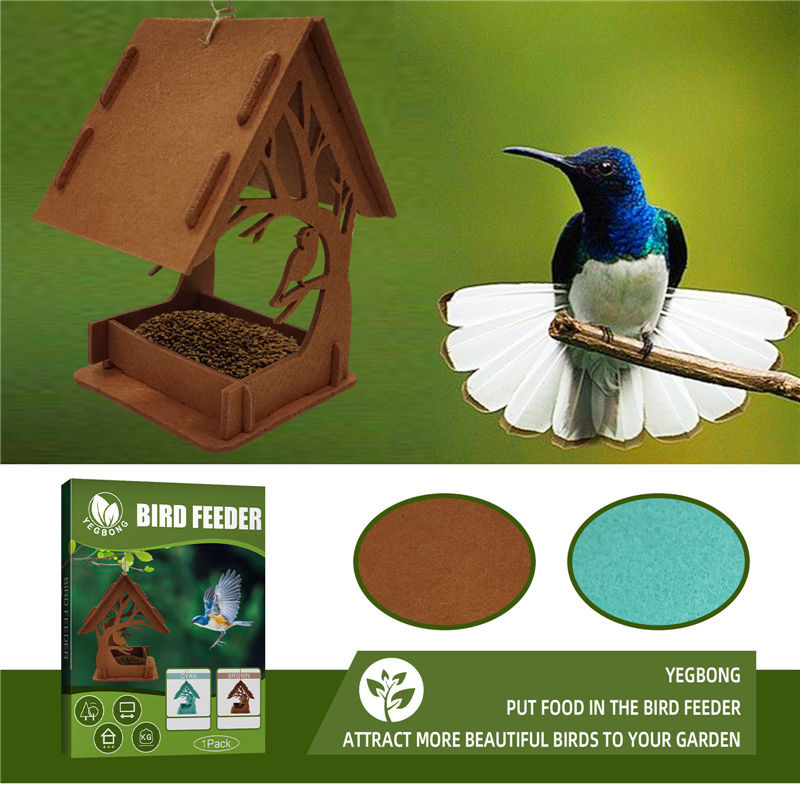 1kom Hranilica za ptice otporna na kišu u obliku kućice za sjenčanje Viseća hranilica za smuđ za ptice za vanjsko dvorište DIY Crafts Proizvodi za kućne ljubimce U2