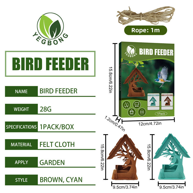 1kom Hranilica za ptice otporna na kišu u obliku kućice za sjenčanje Viseća hranilica za smuđ za ptice za vanjsko dvorište DIY Crafts Proizvodi za kućne ljubimce U2