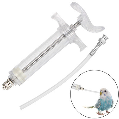 Σύριγγα τροφοδοσίας Parrot Baby Bird Feeder 20ml/50ml Bird Supplies Pet Feeding Hand-raised Breastfeeder