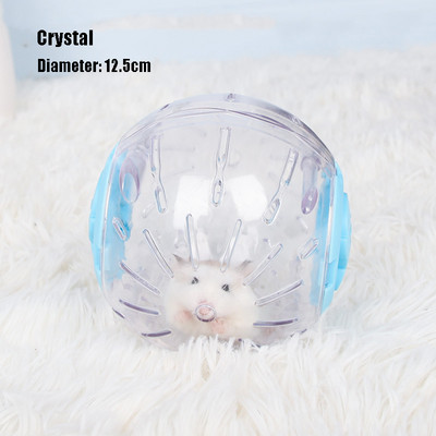 Tiha lopta za hrčka Lopta za trčanje Aktivnosti za vježbu Igračka Prozirna lopta za hrčka Mini pas hrčak Posebna igračka lopta