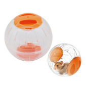 1 бр. Прозрачна дишаща топка за бягане на хамстер Малък домашен любимец Гризач Топка за джогинг Играчка Хамстер Спортна топка за тренировка на гербил