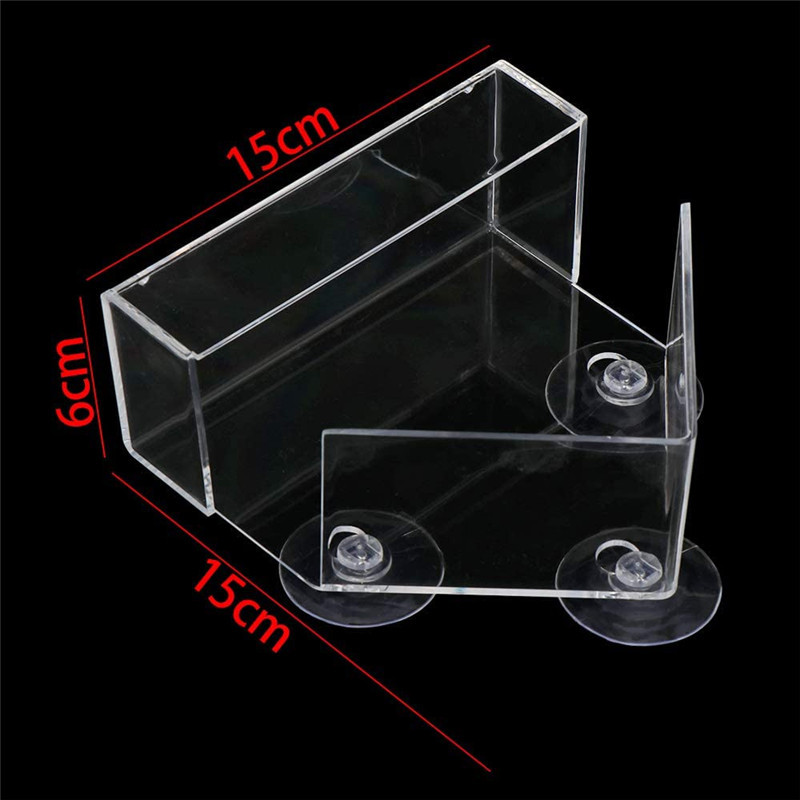 Hrănitor pentru păsări Acrilic transparent fereastră de vizualizare Hrănitori pentru păsări Tavă Casă pentru păsări Hrănitor cu apă pentru animale de companie Hrănitor tip casă cu ventuză