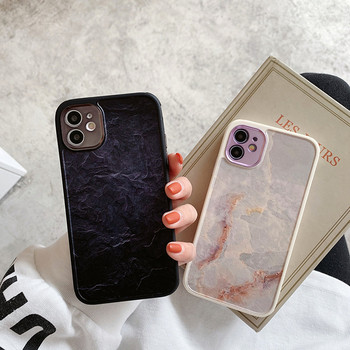 Θήκη τηλεφώνου Marble Flower Leopard Print για iPhone 12 11 13 Pro Max XR XS Max X 7 8 Plus 12 13 Pro 11 Soft TPU Bumper Back cover