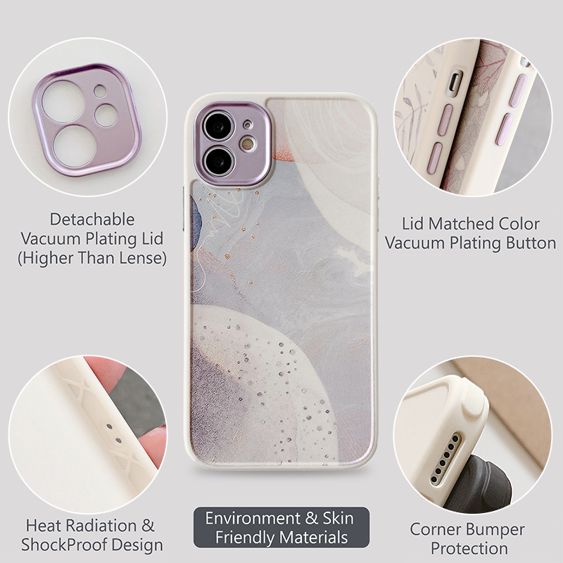 Θήκη τηλεφώνου Marble Flower Leopard Print για iPhone 12 11 13 Pro Max XR XS Max X 7 8 Plus 12 13 Pro 11 Soft TPU Bumper Back cover