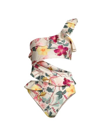 Μόδα Colorblock Floral print Ruffle Ολόσωμο καλοκαιρινά ρούχα παραλίας Solid Push Up Micro μαγιό Tankini Γυναικείο μαγιό