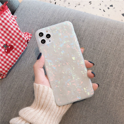 Θήκη Glitter Dream Shell Pattern για iPhone 12 11 13 Pro Max XR XS Max X 8 7 Plus Μαλακό κάλυμμα σιλικόνης IMD για iPhone 11 12 Pro
