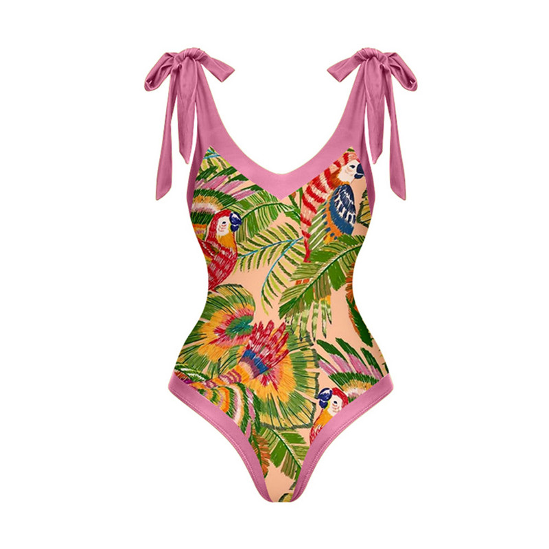 Női retro fürdőruha szoknyával Deep V Holiday strandruha tervezői fürdőruha nyári szörfös viselet